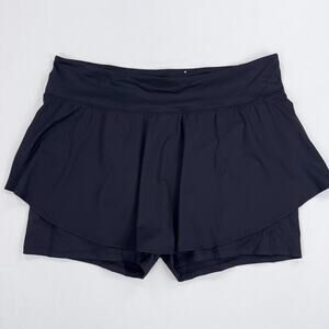 Old Navy Women's Powersoft High Rise Skort Go-Dry 4X Black